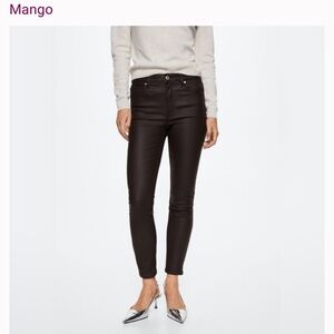 Mango Women's Black Parent Skinny Jeans
